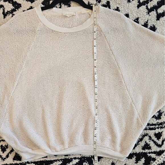 Altar'd State Cream Chenille Knit Dolman Sleeve Sweater Size Medium - Picture 13 of 13